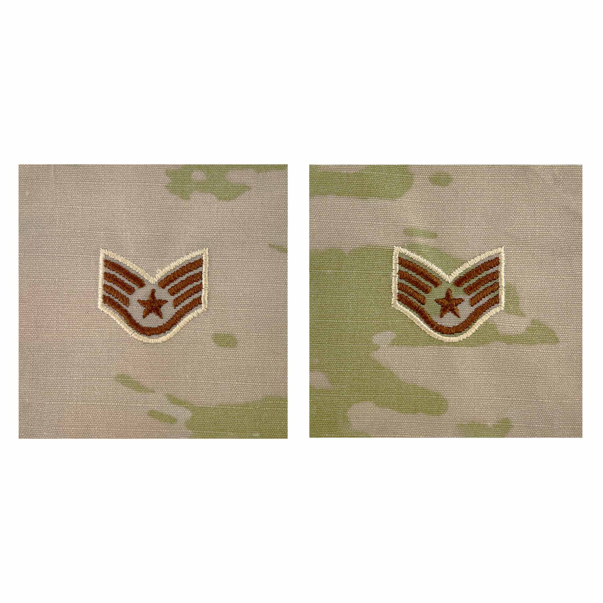 Air Force Embroidered Rank: Staff Sergeant - OCP Sew on