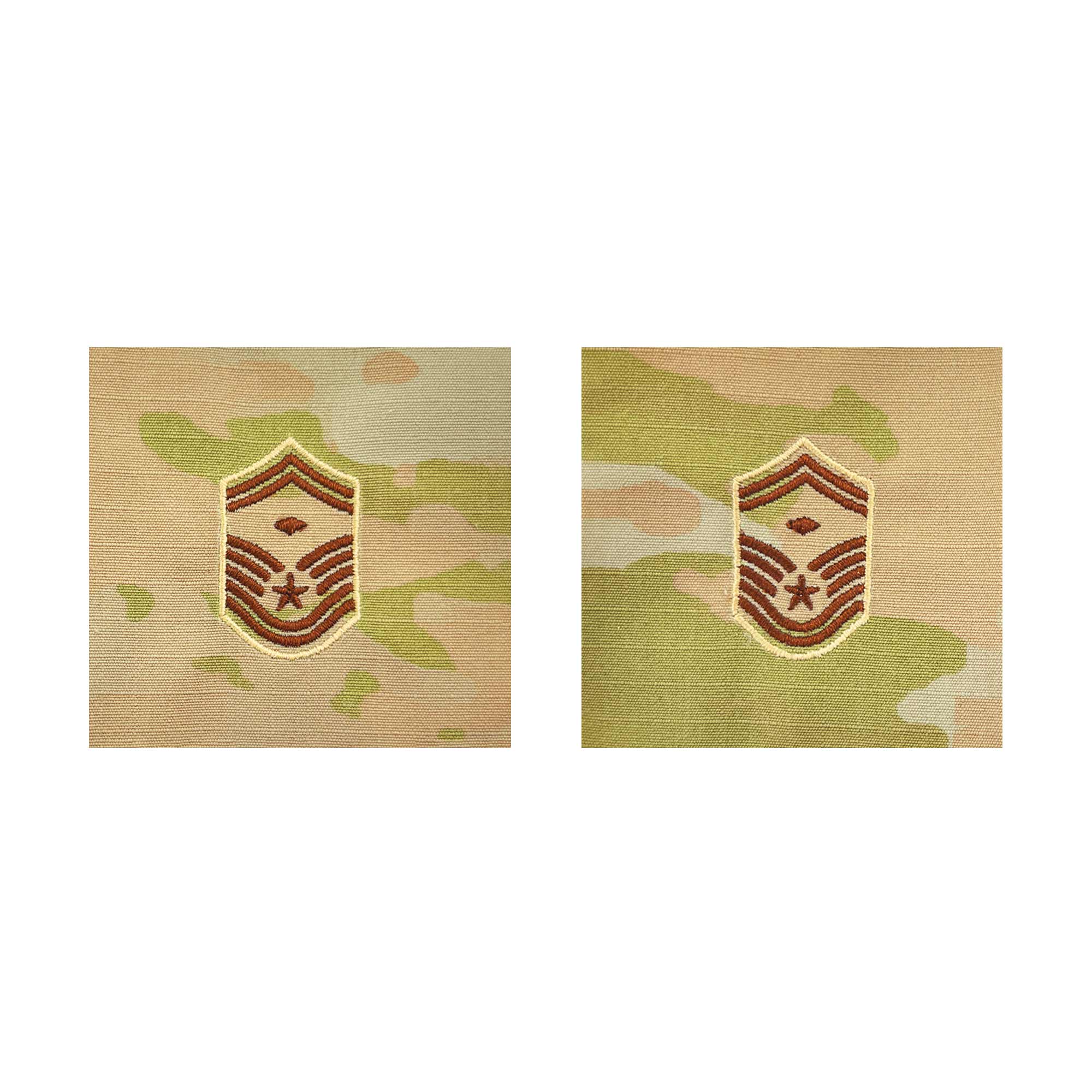 Air Force Embroidered Rank: Senior Master Sergeant with Diamond - OCP Sew on