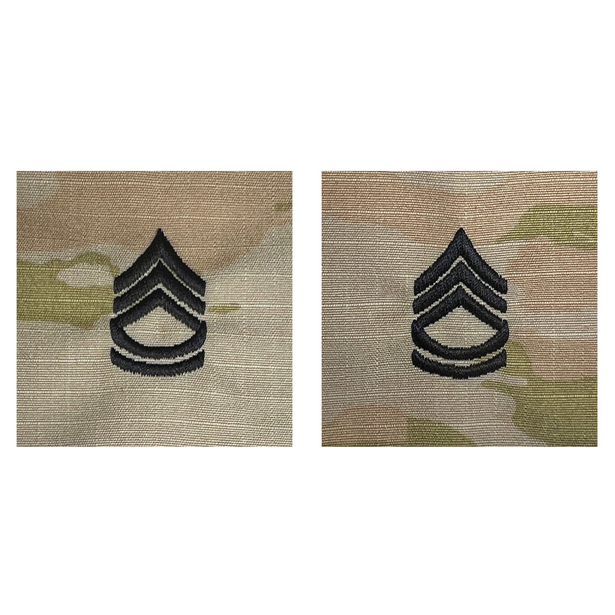 Army Embroidered OCP Sew on Rank Insignia: Sergeant First Class
