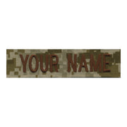 Navy Name Tape: Embroidered on Desert Digital