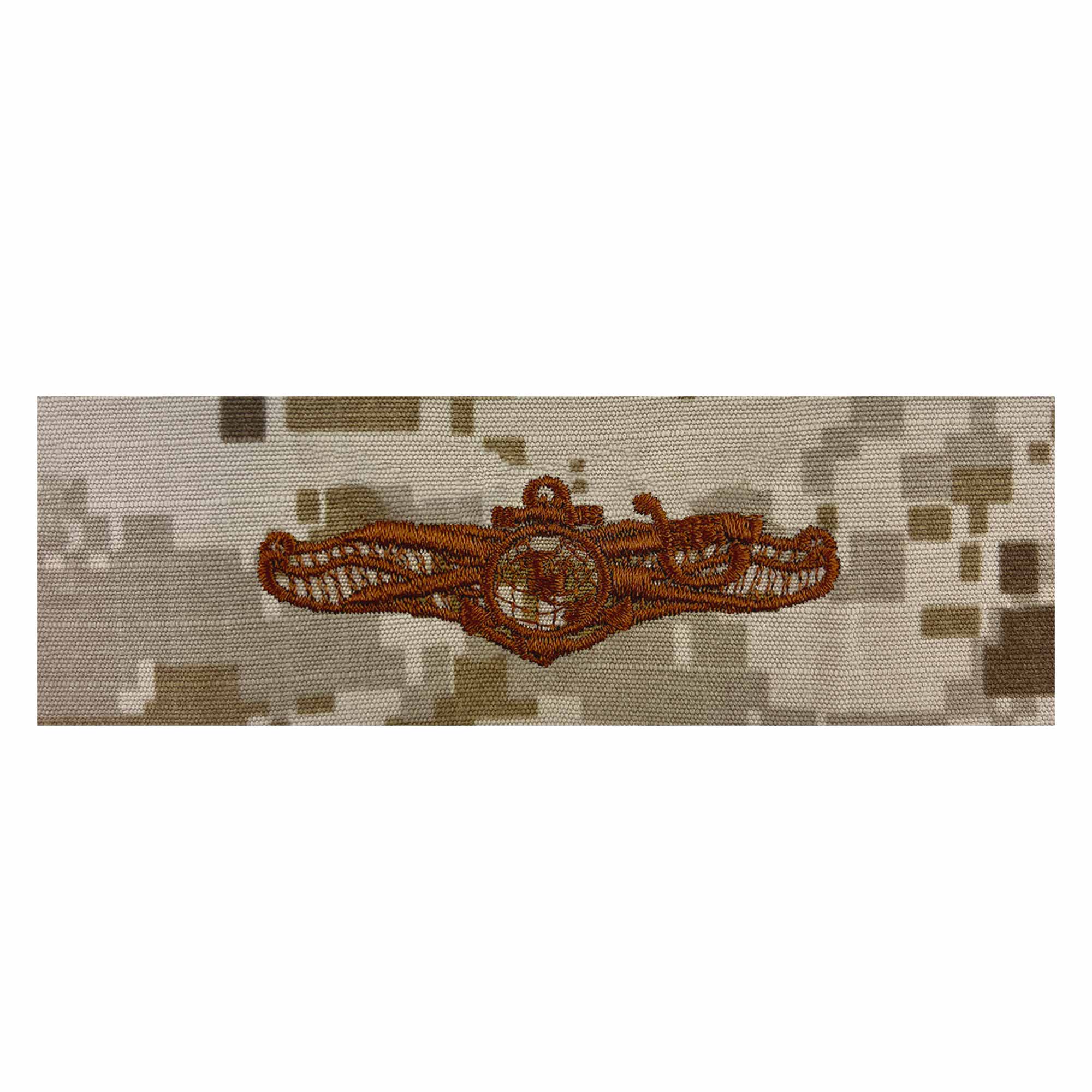 Navy Embroidered Badge: Information Dominance Warfare Officer - Desert Digital