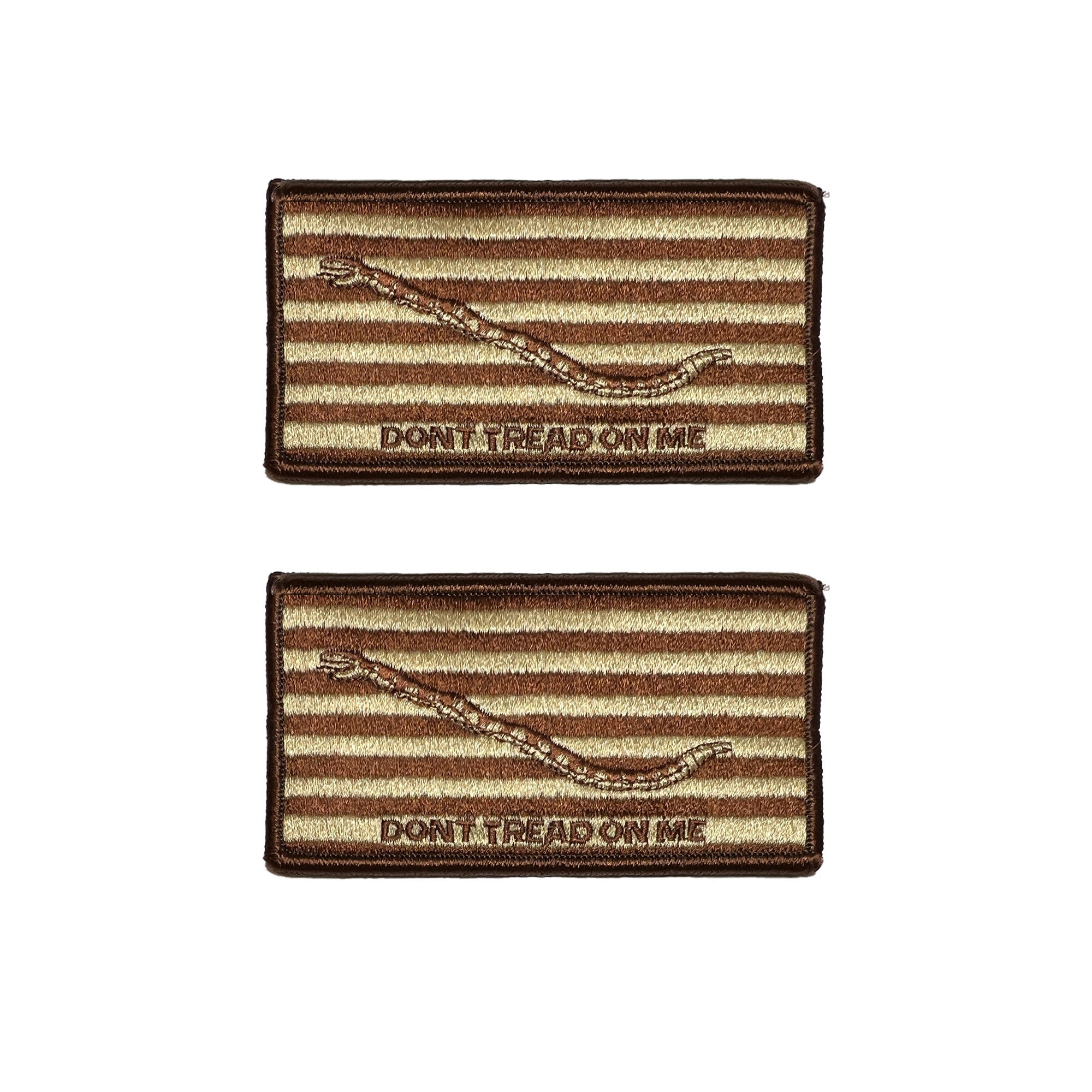 Flag Patch: Don't Tread On Me Flag - Embroidered Desert Digital NWUII
