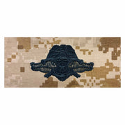 Navy Embroidered Badge: Navy Security Forces Master/Officer Specialist - Desert Digital