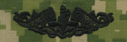 Navy Embroidered Badge: Submarine - Woodland Digital