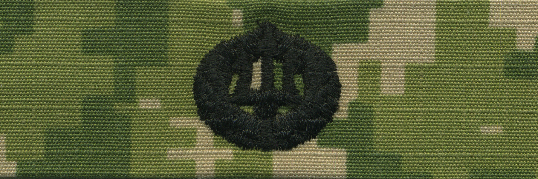 Navy Embroidered Badge: Command Ashore - Woodland Digital