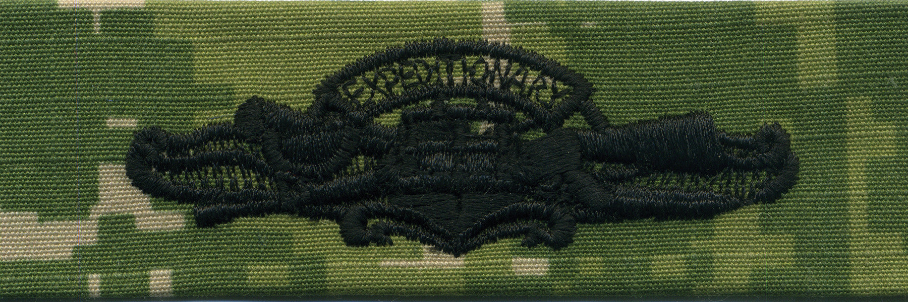 Navy Embroidered Badge: Expeditionary Warfare - Woodland Digital