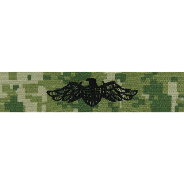 Navy Embroidered Badge: Strategic Sealift - Woodland Digital