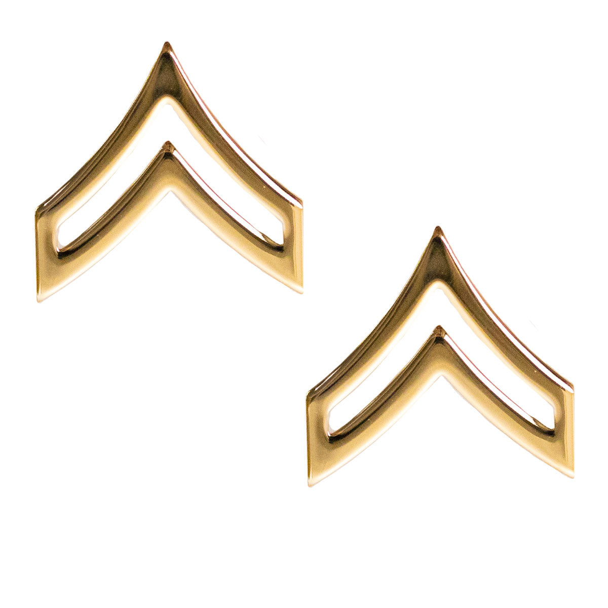 Army Chevron: Corporal - 22k gold plated