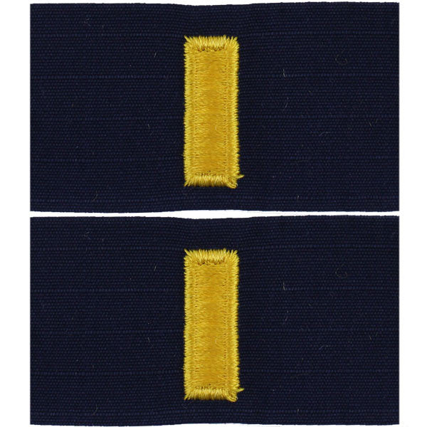 Coast Guard Embroidered Collar Device: Ensign - Ripstop fabric