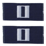 Coast Guard Embroidered Collar Device: Senior Lieutenant - Ripstop fabric