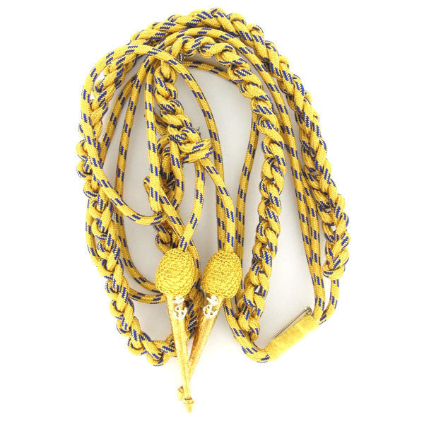 Navy Dress Aiguillette: Synthetic Gold Navy Dress Aiguillette: Synthetic Gold