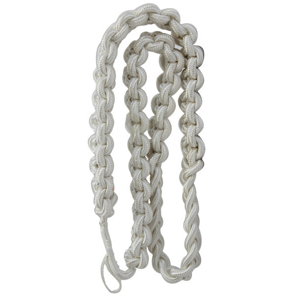 Shoulder Cord: 2723 Interwoven White