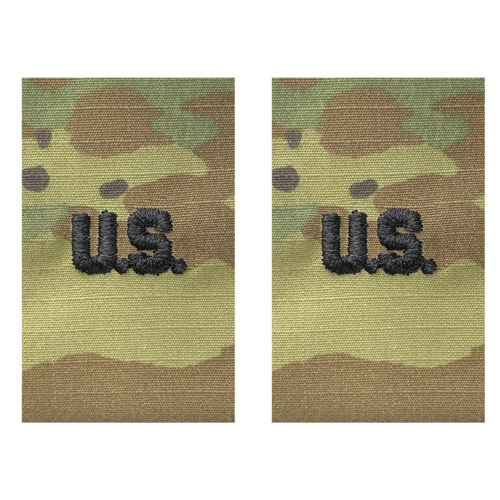 Army Officer Branch Insignia: U.S. Letters - embroidered on OCP sew on