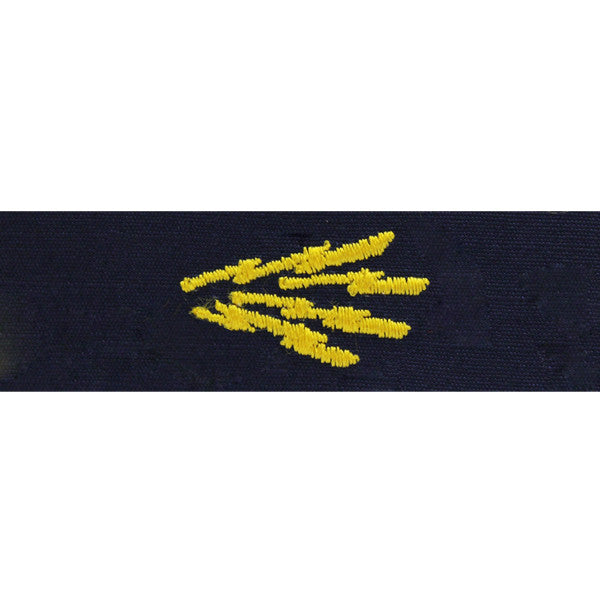 Coast Guard Embroidered Collar Device: Communications - Ripstop fabric