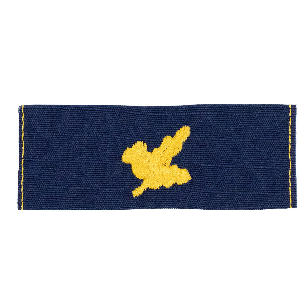 Coast Guard Embroidered Collar Device: Finance and Supply - Ripstop fabric