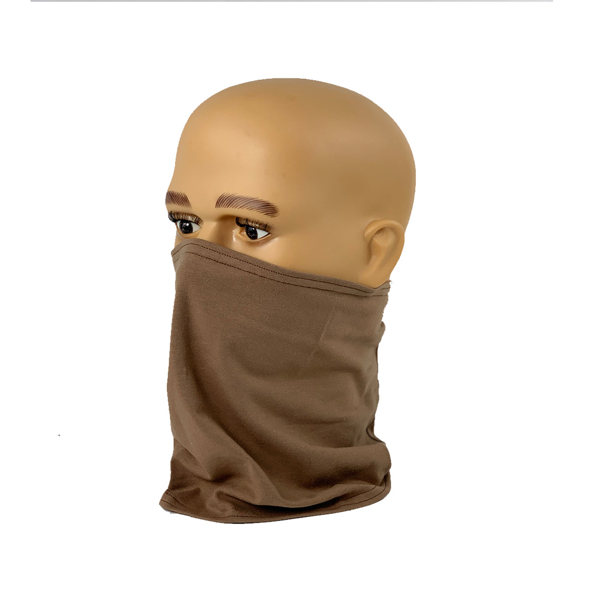 Neck Gaiter Coyote Lightweight Cotton/Spandex