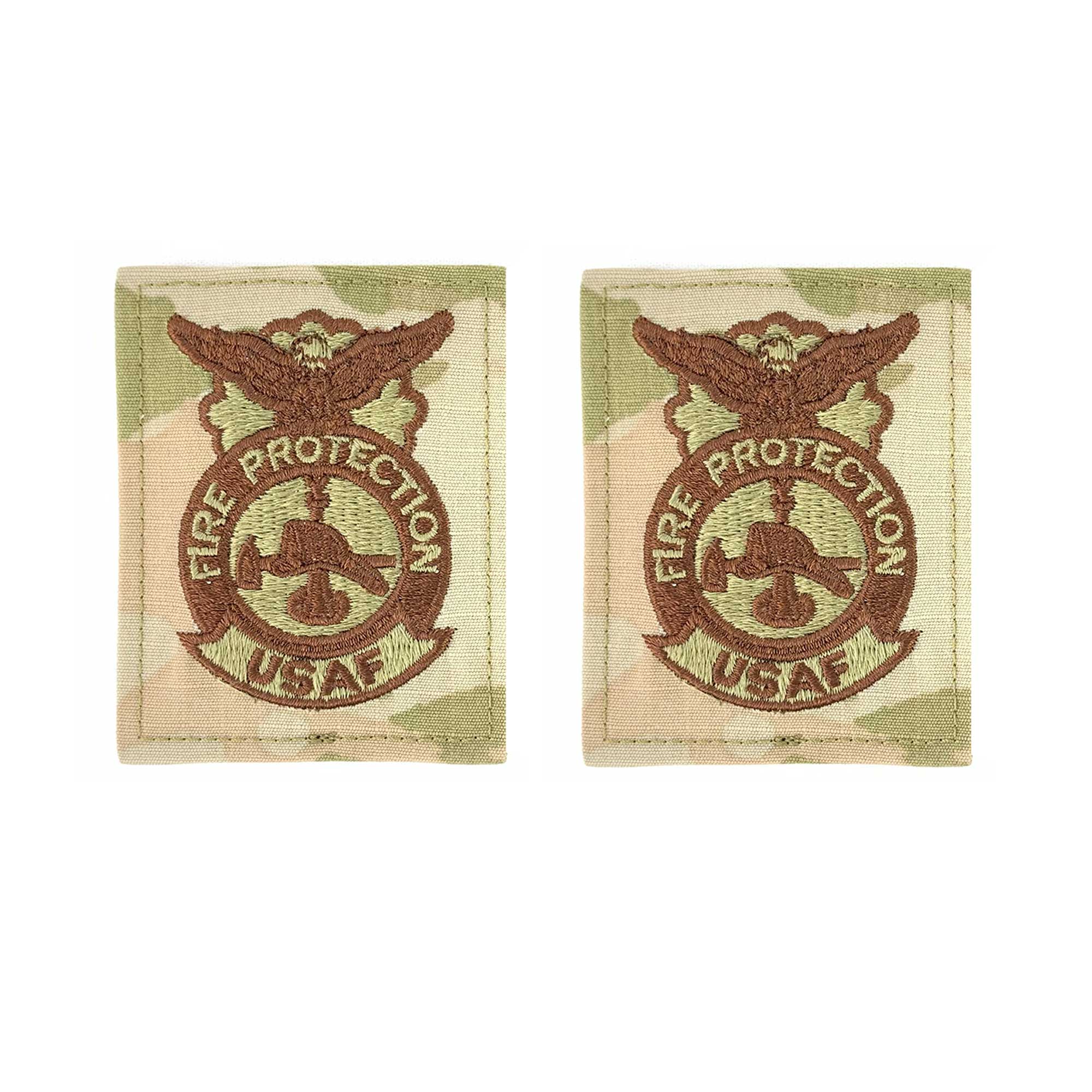 Air Force Patch: Fire Protection: Fire Fighter - OCP with Hook