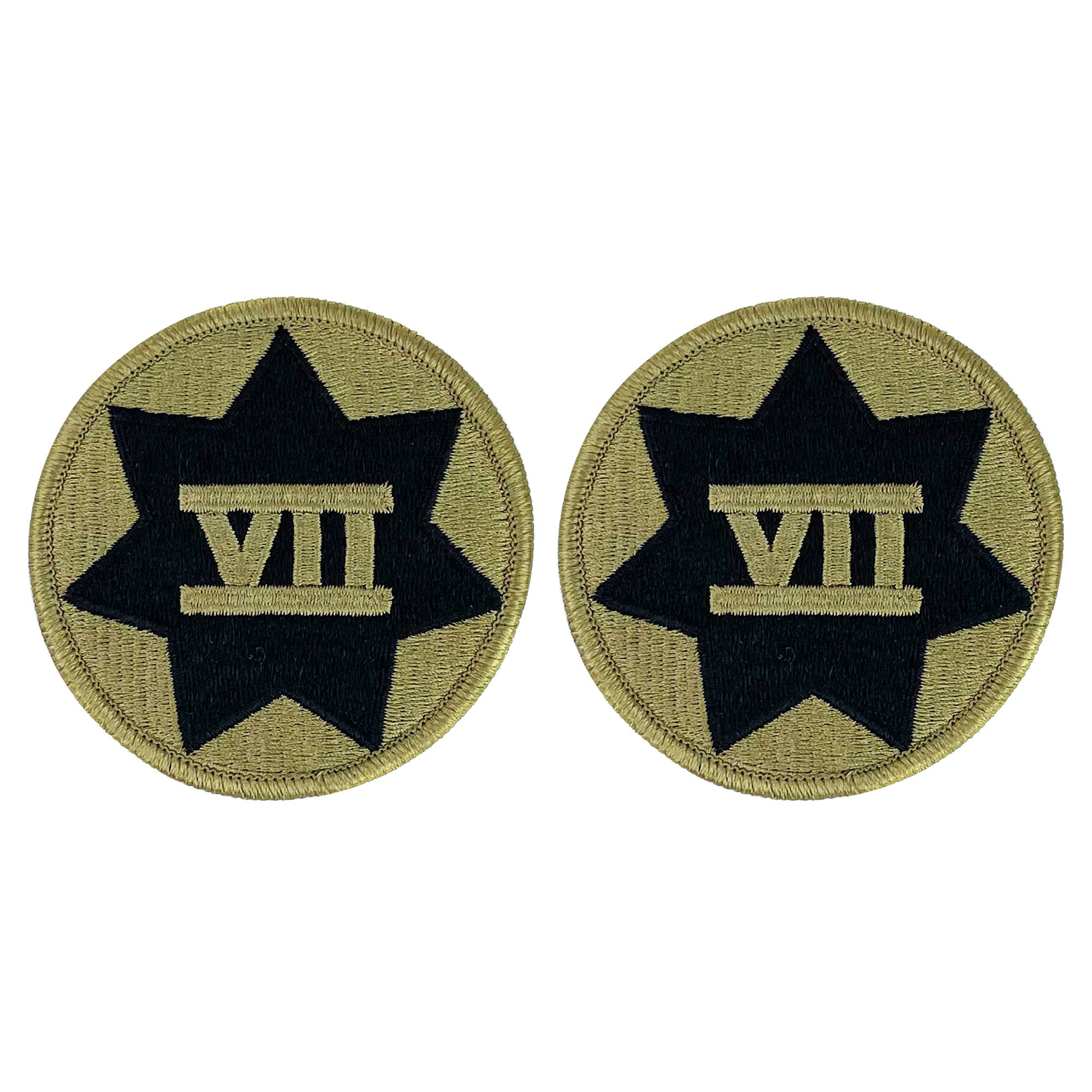 Army Patch: 7th Corps - embroidered on OCP
