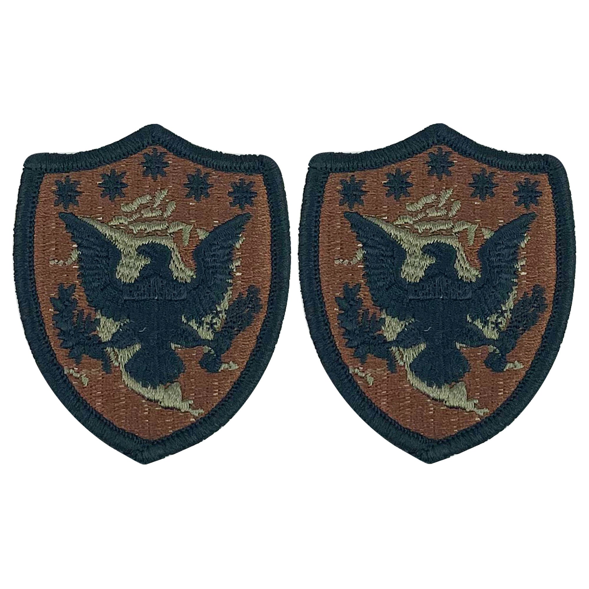 Air Force Patch: U.S. Northern Command - embroidered on OCP spice brown with hook