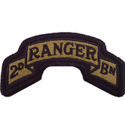 Army Scroll Patch: Second Ranger Battalion - embroidered on OCP