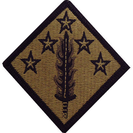 Army Patch: 20th CBRNE Chemical, Biological, Radiological, Nuclear, Explosives Command - embroidered on OCP