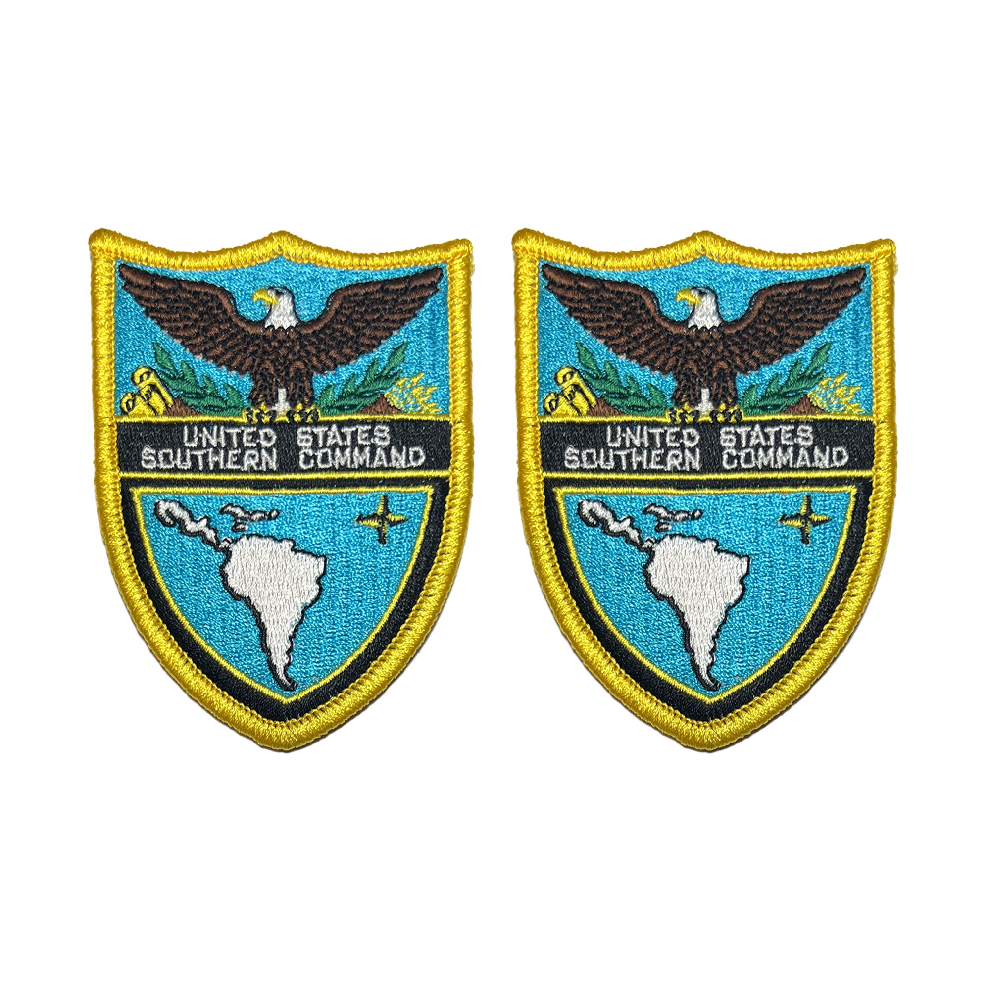 Army Patch: United States Southern Command with hook closure - color