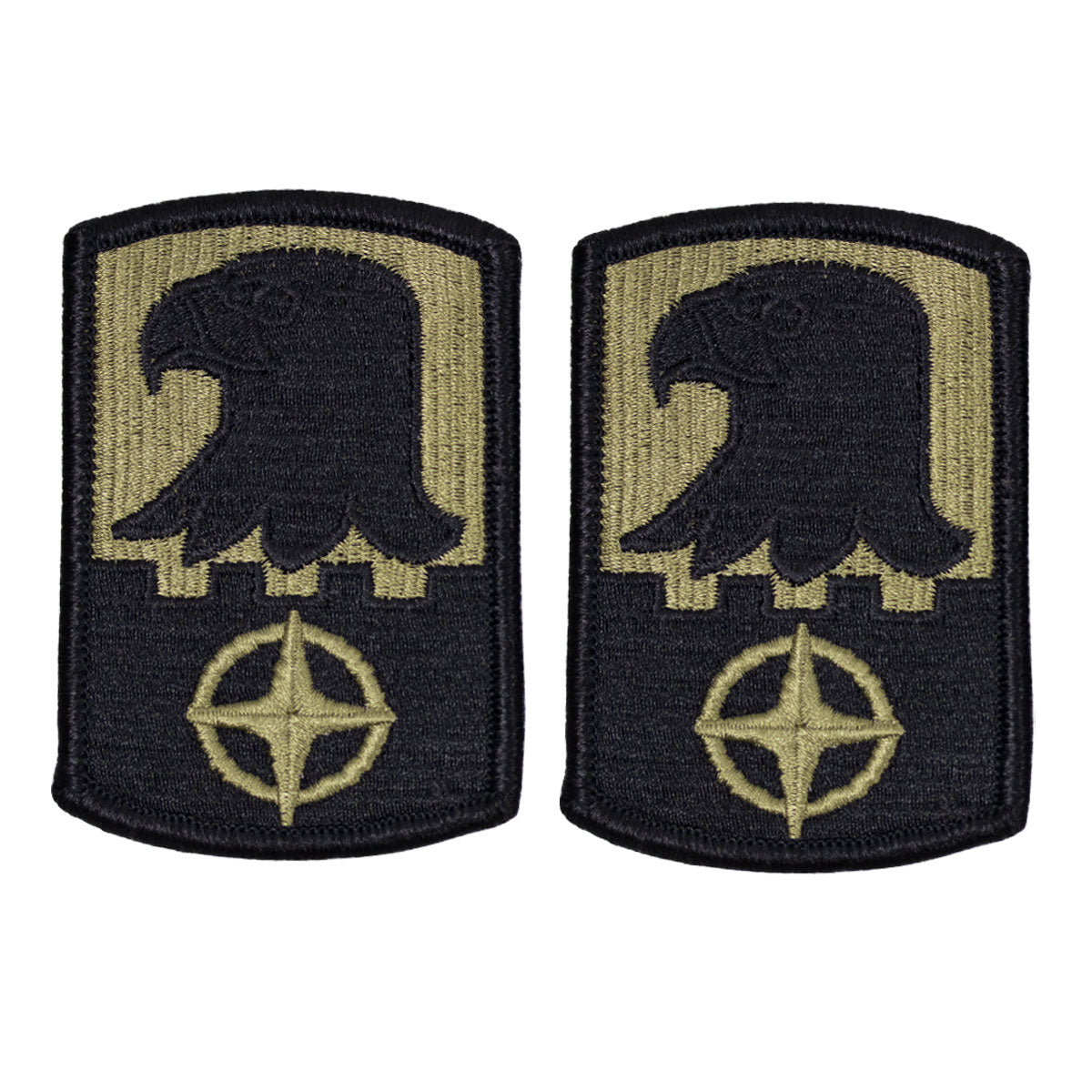 Patch Écusson Drapeau TAAF - Terres Australes Et Antarctiques - Taille 5x8 Cm - Fixation Mâle/Femelle
