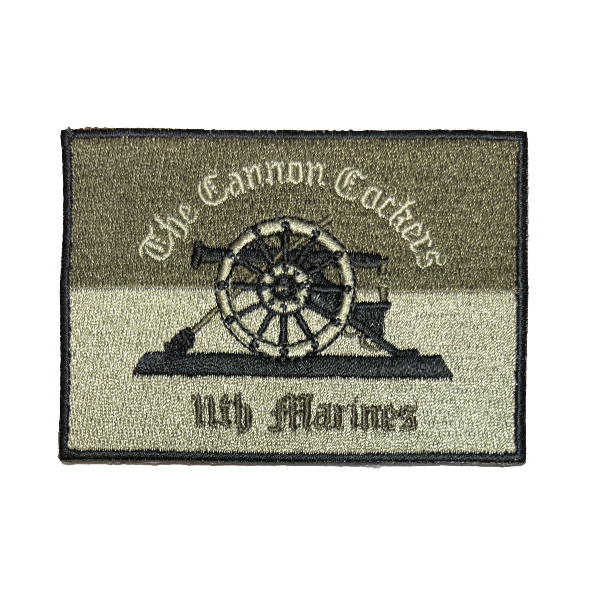 Marine Corps Patch: 11th Marines "The Cannon Cockers" - subdued