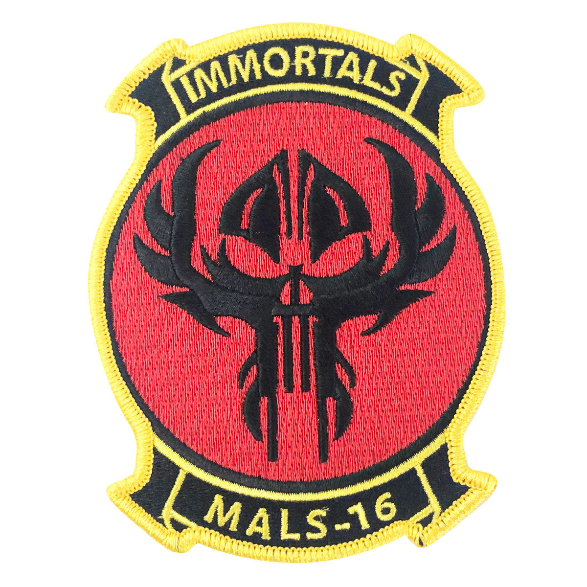 Marine Corps Patch: MALS-16 Immortals 4" - color