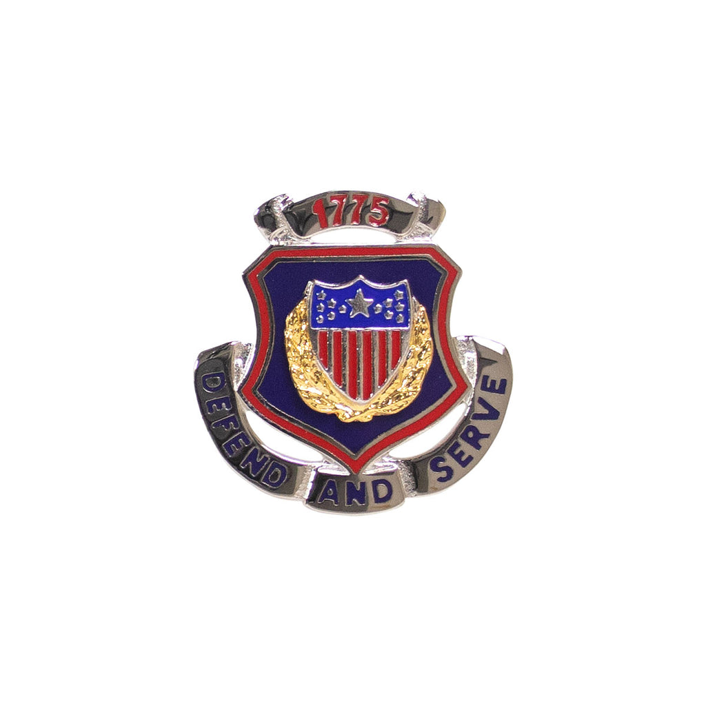 Army Corps Crest: Adjutant General - Defend and Serve 1775