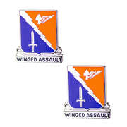 Army Crest: 229th Aviation Regiment- Motto: Winged Assault
