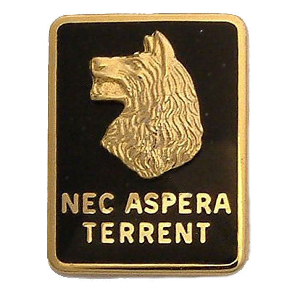 Army Nec Aspera Terrent, left side 27th Infantry Regiment Crest