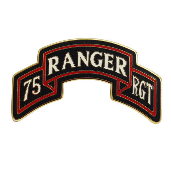 Army Combat Service Identification Badge (CSIB): 75th Ranger Regiment Scroll