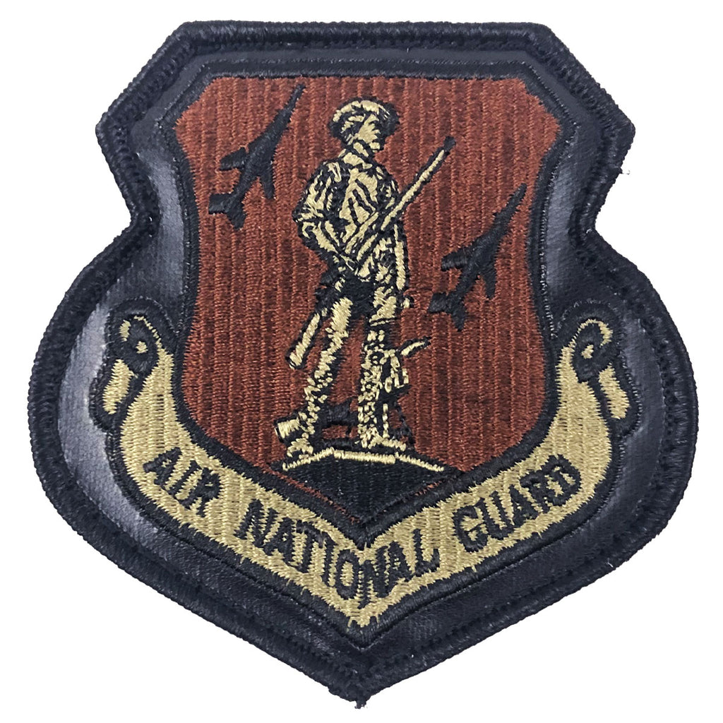 Air Force Patch: Air National Guard Command - OCP with Leather and hook