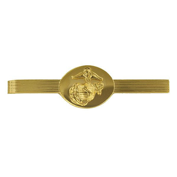 Marine Corps Tie Clasp: Enlisted - 24K Gold Plated