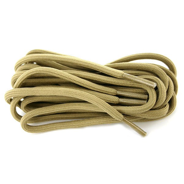 Boot Laces: Tan Khaki Nylon - 72 inches