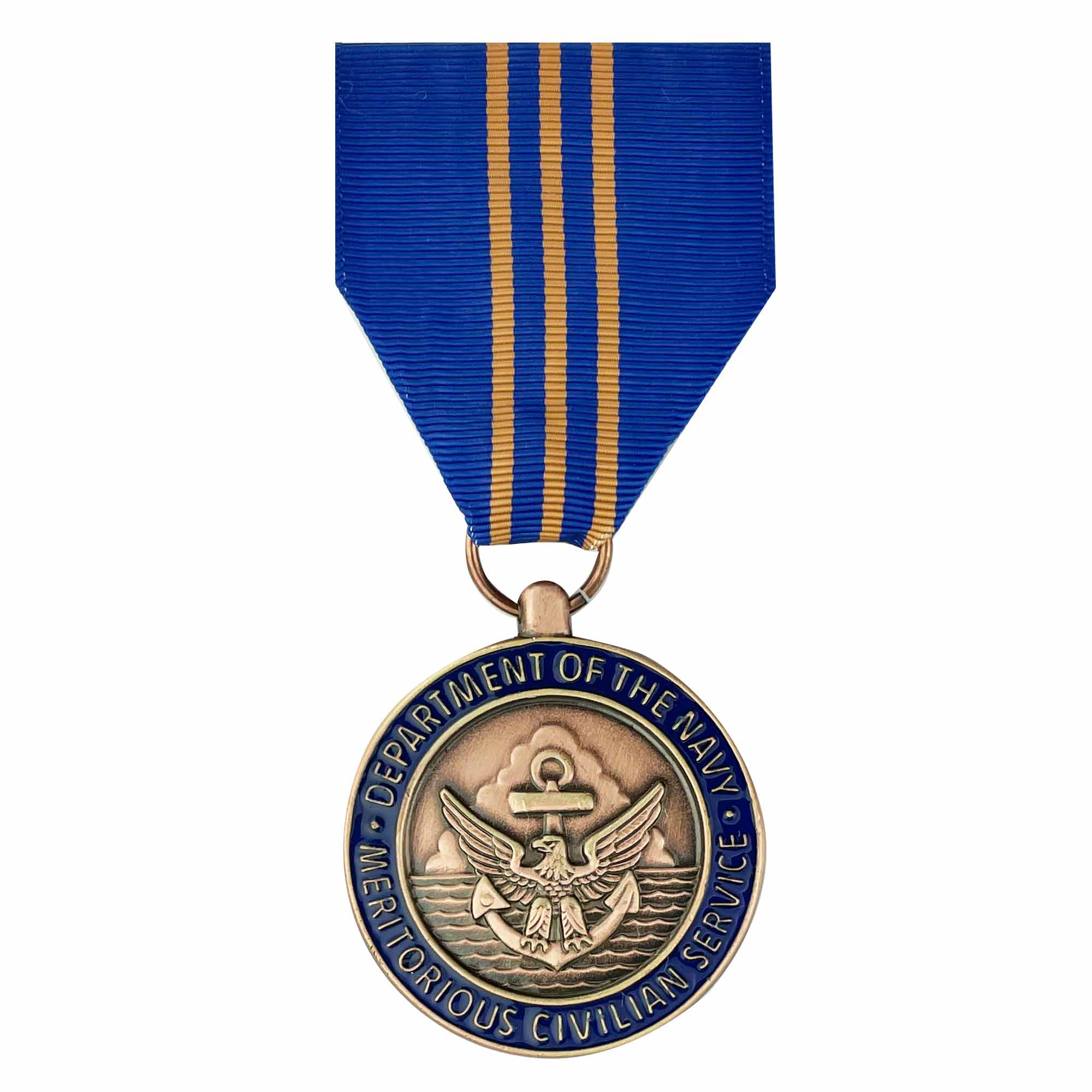 Full Size Medal: Navy Meritorious Civilian Service Full Size Medal: Navy Meritorious Civilian Service