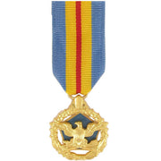 Miniature Medal- 24k Gold Plated: Defense Distinguished Service