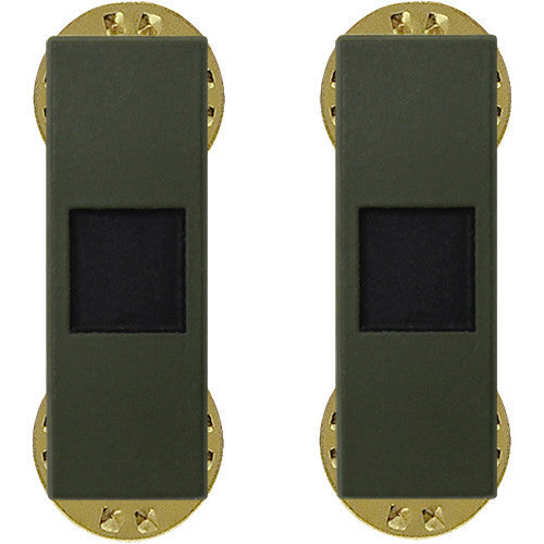 Army Insignia Rank: Warrant Officer 1 - black metal