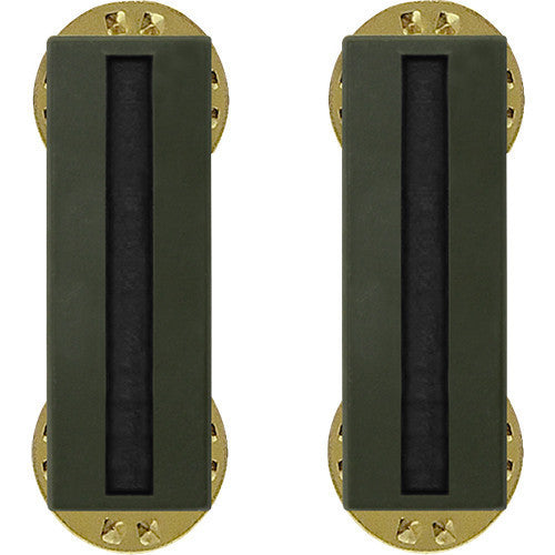 Army Insignia Rank: Warrant Officer 5 - black metal