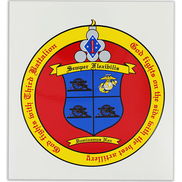 Decal: 3rd Battalion 11th Marines - Semper Flexibilis