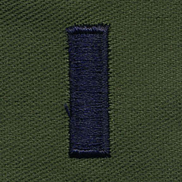 USAF First Lieutenant Subdued Fatigue Embroidered Rank USAF First Lieutenant Subdued Fatigue Embroidered Rank