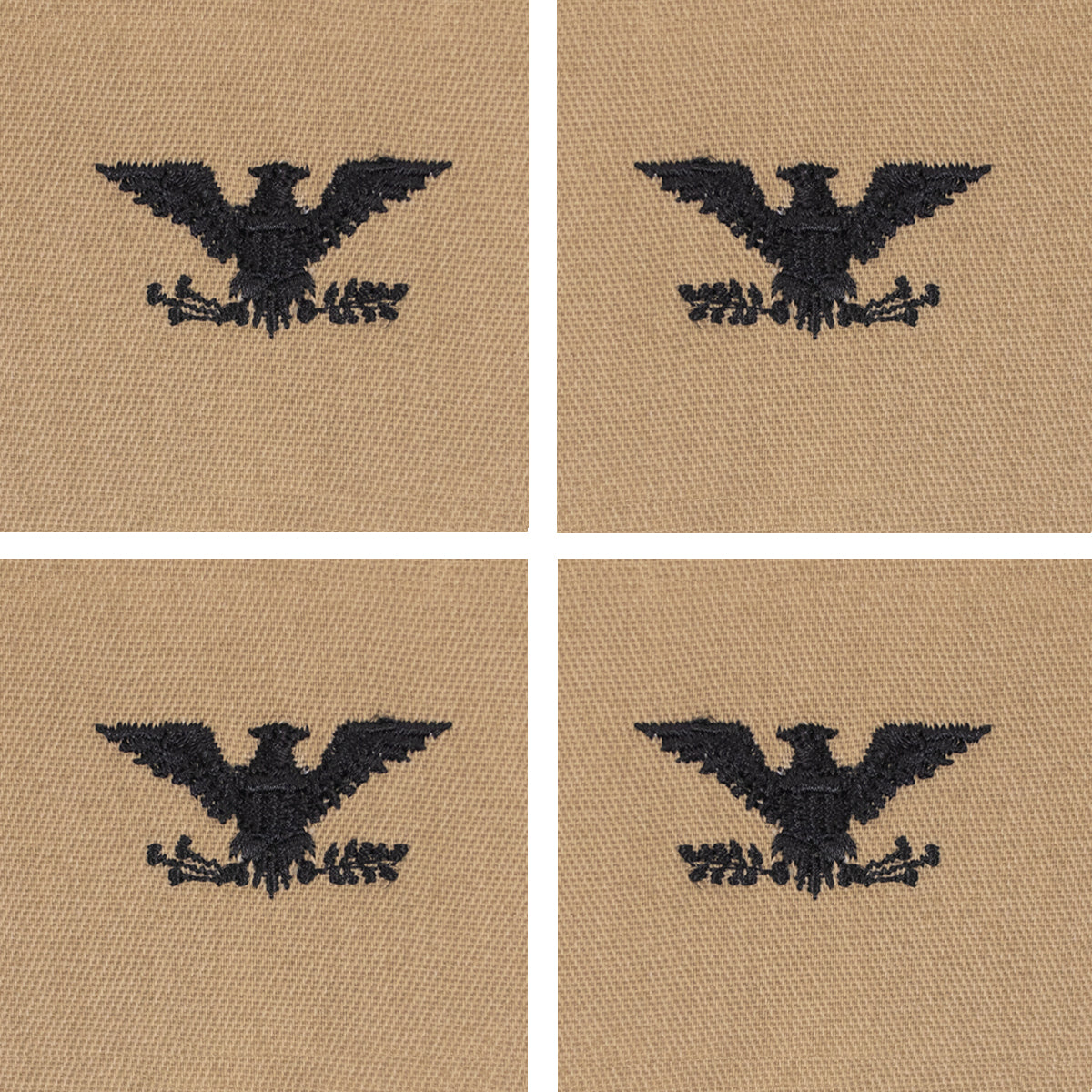 Air Force Embroidered Rank: Colonel - Desert Sand