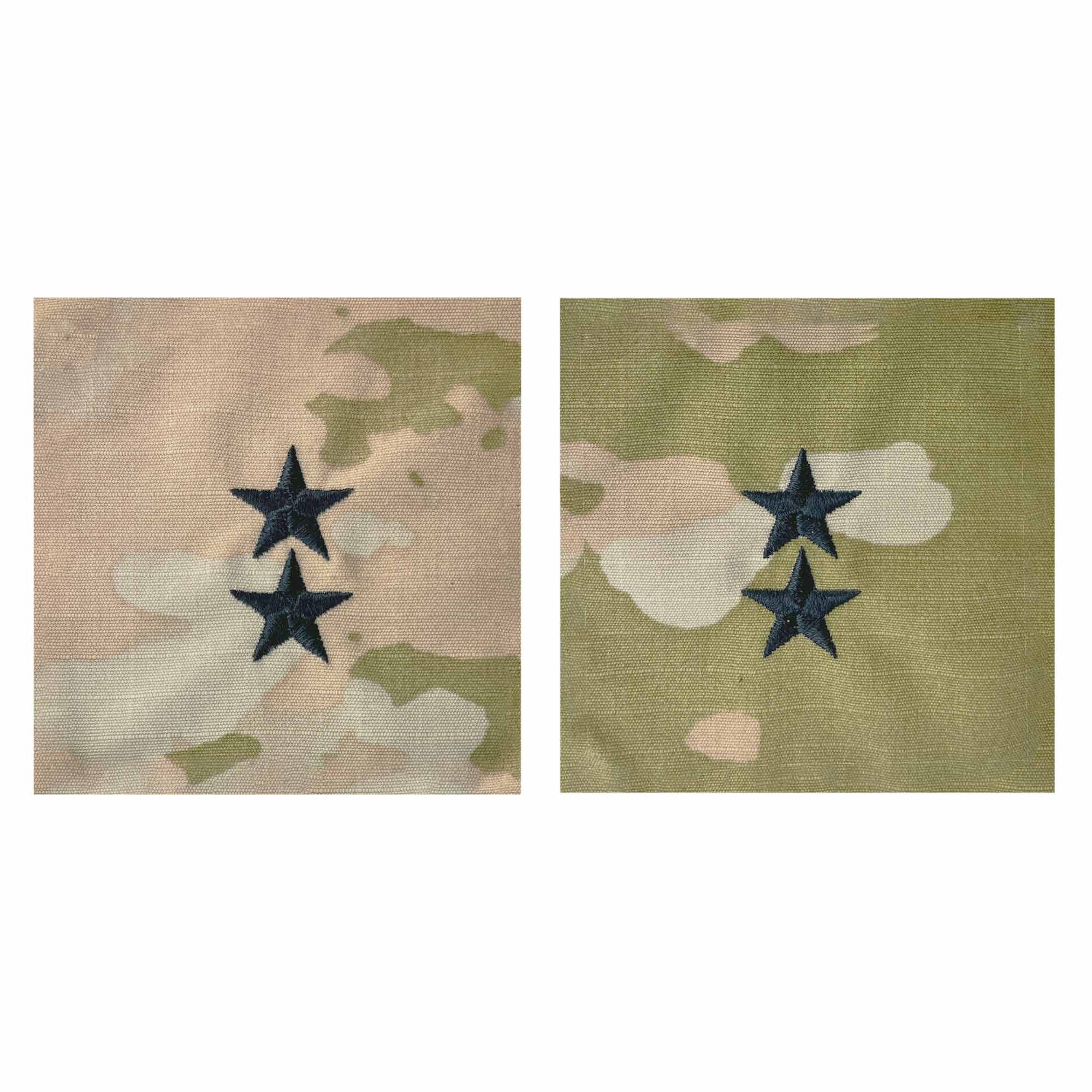 Army Embroidered OCP Sew on Rank Insignia: Major General