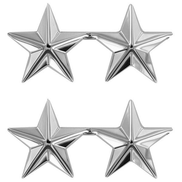 Stars: Major General Nickel plated 1