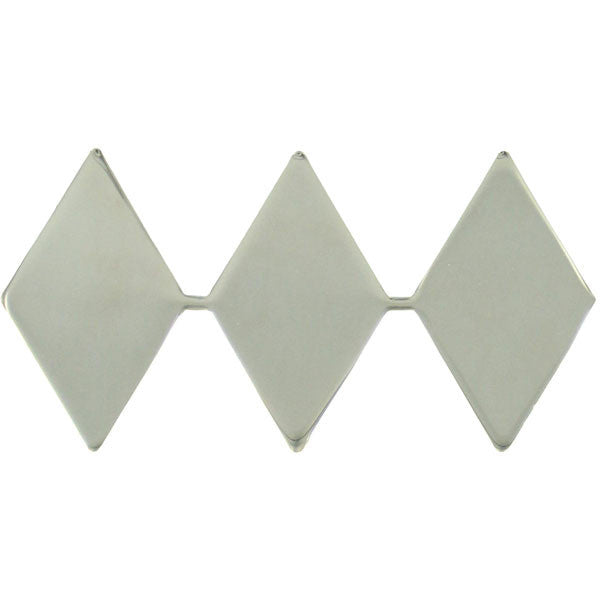 SMOOTH SILVER TRIPLE DIAMOND CB