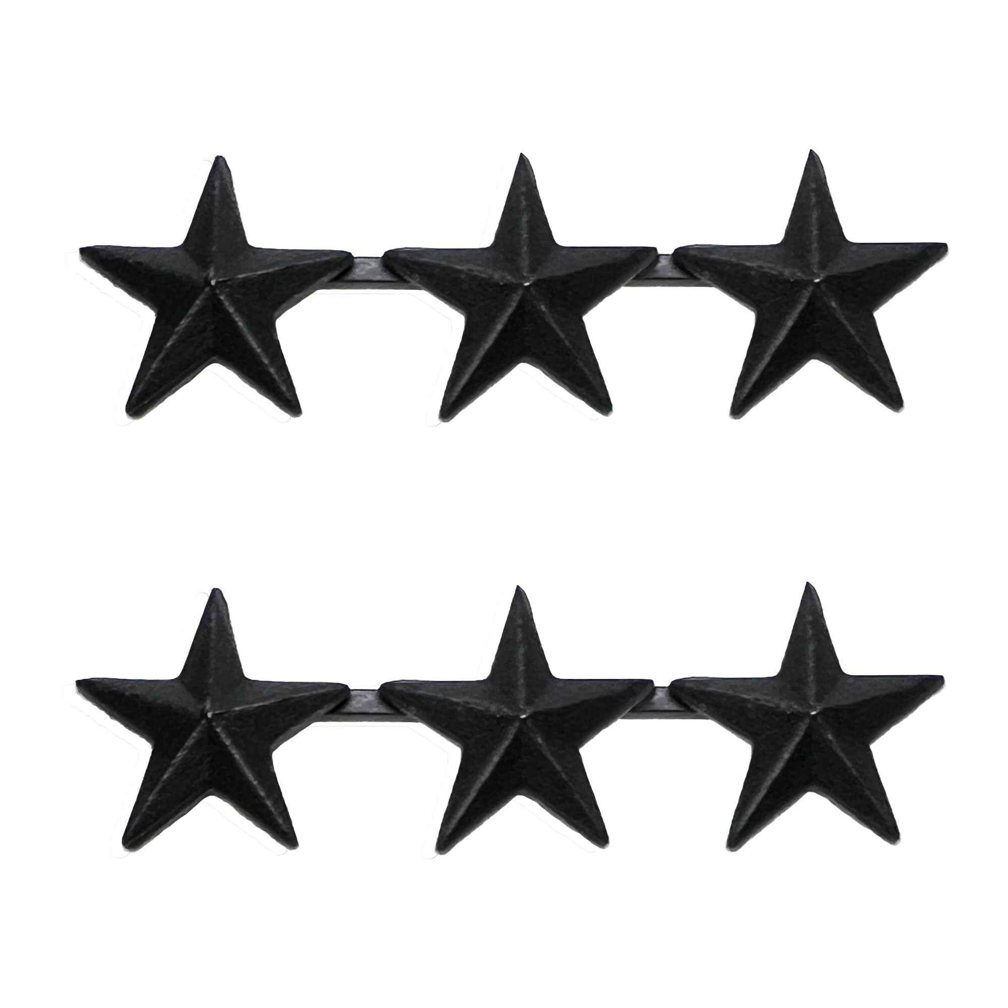 Navy Collar Device: Vice Admiral 3 Star- black metal