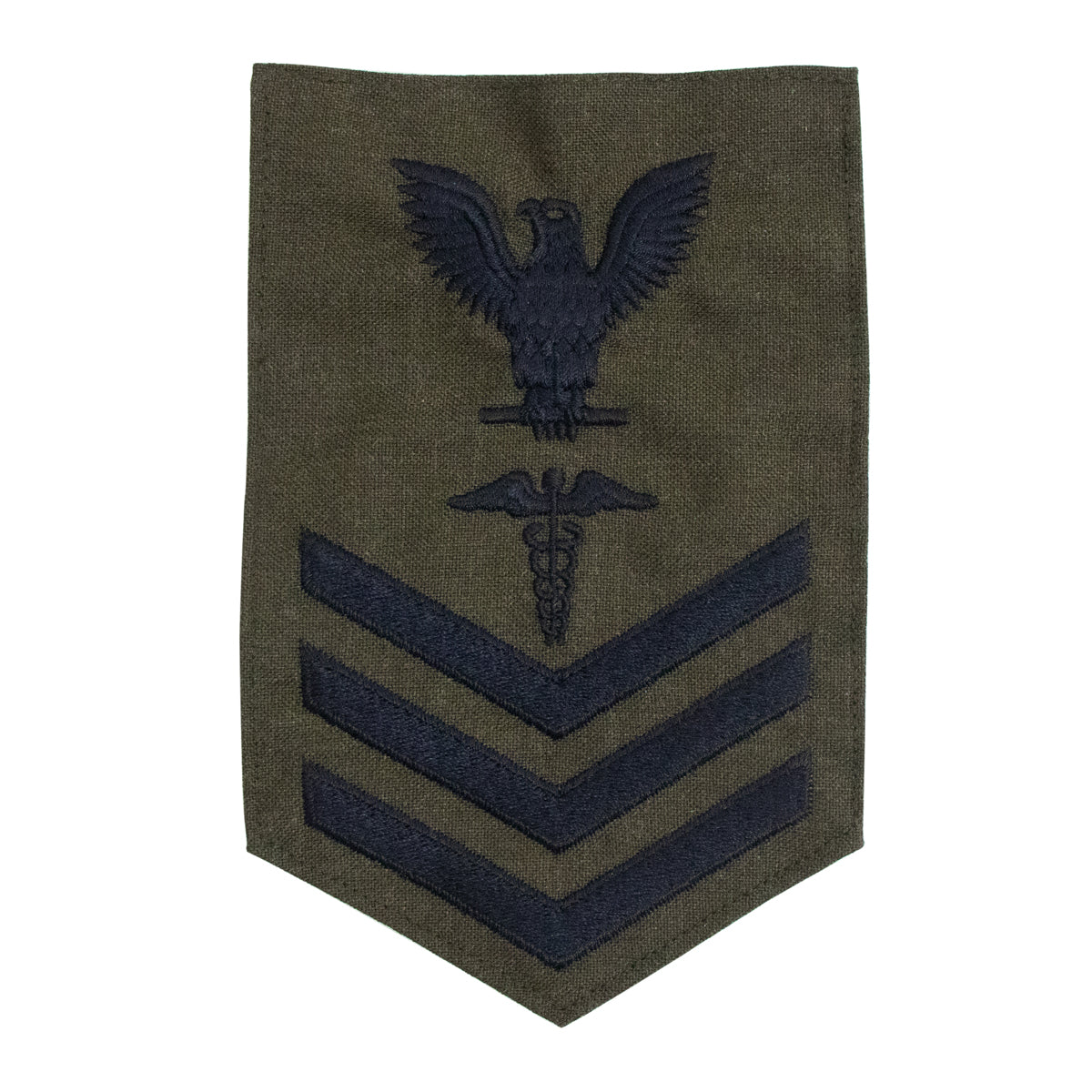MC E-6 Rate: Hospitalman HM on Green Polywool