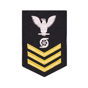 Navy E6 FEMALE Rating Badge: Gas Turbine System Tech - New Serge for Jumper