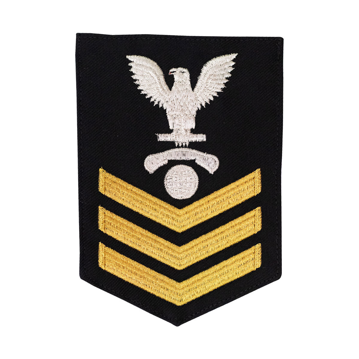 Navy E6 MALE Rating Badge: Interior Communications Electrician - blue
